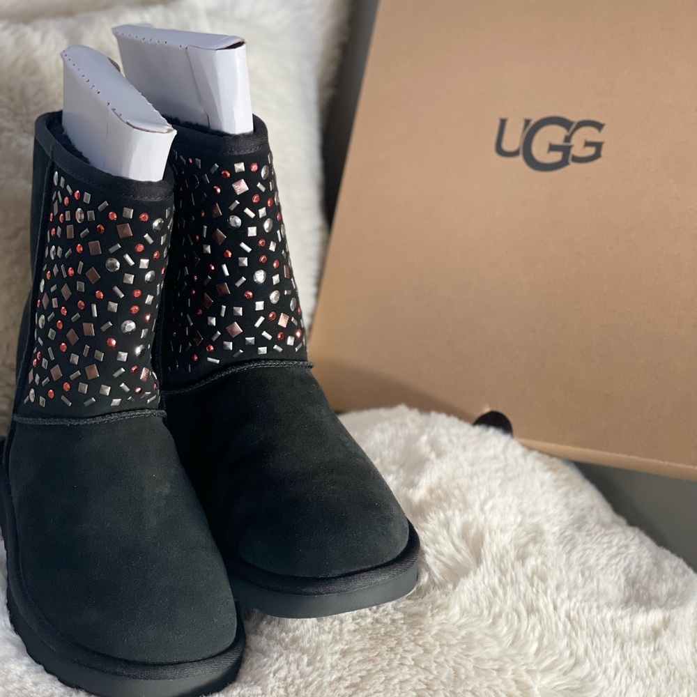 UGG Women's Black Suede Boots